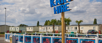Kart hire - a great way to explore the park with friends and family