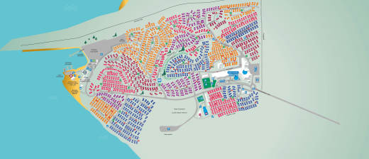 Map of Rockley Park Holiday Park in Dorset