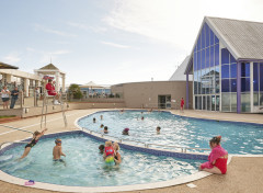 Outdoor pool at Combe Haven