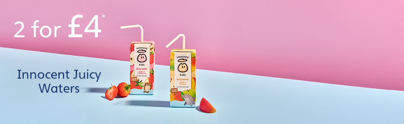 2 Innocent Juicy Waters for £4 