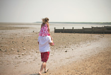 Allhallows beach, Kent