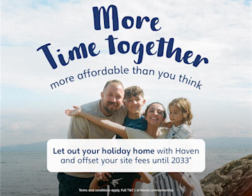 Buy a new caravan and don't make a single annual site fee payment until 2033. Terms apply