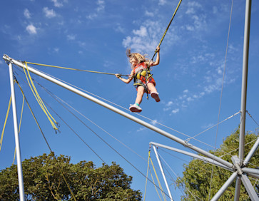 The Bungee Trampoline at Caister-on-Sea