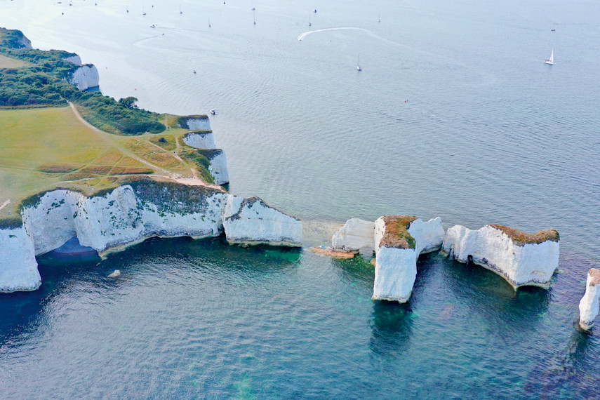 Check out Old Harry Rocks