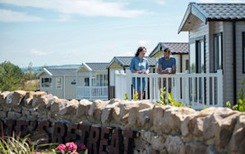 Caravans at Craig Tara Holiday park, Scotland