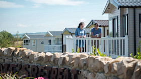 Caravans at Craig Tara Holiday park, Scotland