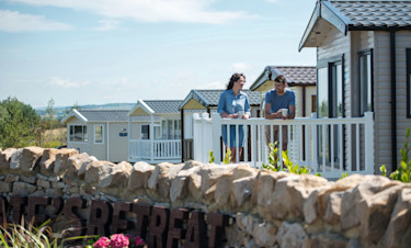 Caravans at Craig Tara Holiday park, Scotland