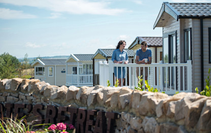 Caravans at Craig Tara Holiday park, Scotland