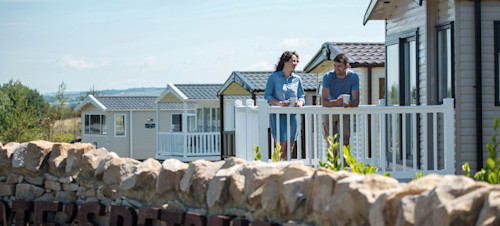 Caravans at Craig Tara Holiday park, Scotland