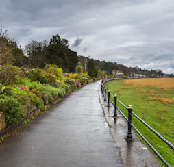 Take a lovely stroll and feed the ducks in Grange over Sands