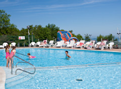 Outdoor pool at Quay West