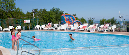 Outdoor pool at Quay West