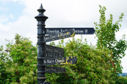 Street signs in pretty Rye, Sussex