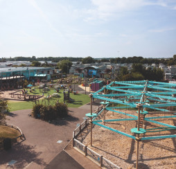 The view of the Adventure Village at Golden Sands from above