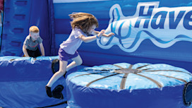 Lose yourself in the Inflatable action