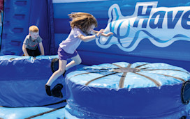 Lose yourself in the Inflatable action