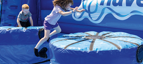 Lose yourself in the Inflatable action