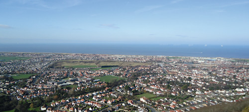 Prestatyn from above