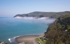 Lynton & Lynmouth Cliff Railway path