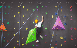 Indoor climbing wall