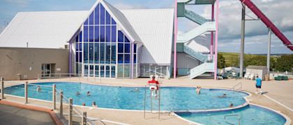 Space Bowl flume at Combe Haven