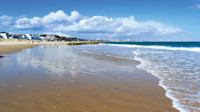 Close to Sandbanks beach at Rockley Park