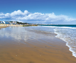 Close to Sandbanks beach at Rockley Park