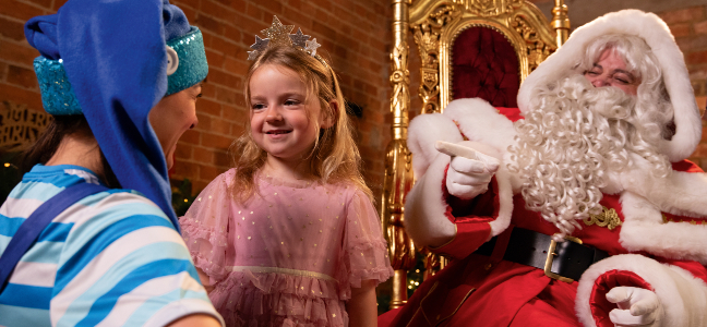 You can book Santa's Grotto as part of your December break with Haven