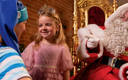 You can book Santa's Grotto as part of your December break with Haven
