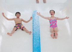 Indoor and outdoor pools at Kiln Park