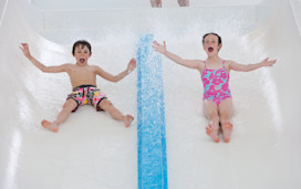 Indoor and outdoor pools at Kiln Park