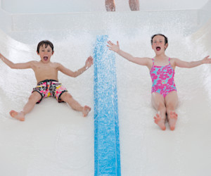 Indoor and outdoor pools at Kiln Park