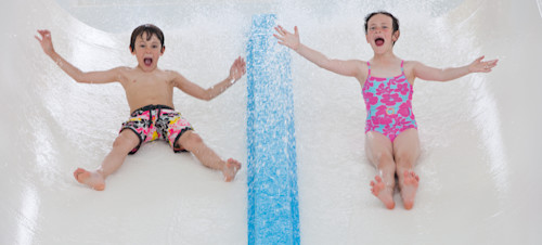 Indoor and outdoor pools at Kiln Park