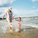 Direct beach access at Primrose Valley