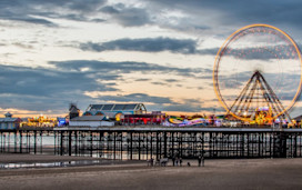 Blackpool Pier illuminated