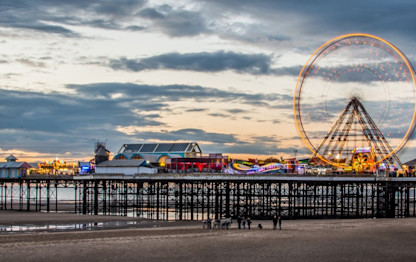 Blackpool Pier illuminated