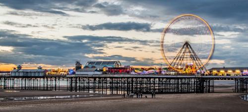 Blackpool Pier illuminated