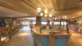 Boathouse restaurant at Marton Mere