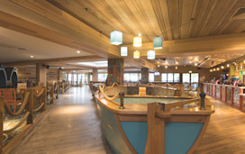 Boathouse restaurant at Marton Mere