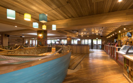 Boathouse restaurant at Marton Mere