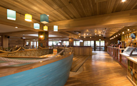 Boathouse restaurant at Marton Mere