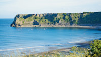 Bay views at Lydstep Beach