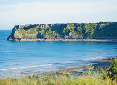 Bay views at Lydstep Beach