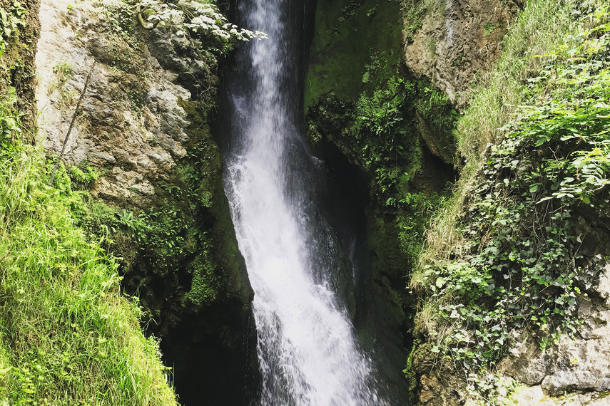 Rhaeadr Dyserth Waterfall