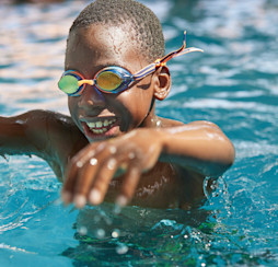 Indoor pool at Orchards