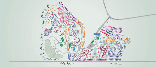 Map of Static Caravans for sale at Wild Duck