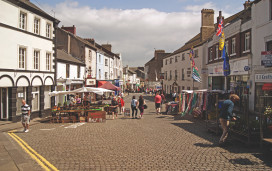 The south Lakes market town of Ulverston is worth a visit.