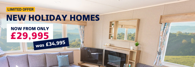 New holiday homes from £29,995. Terms apply.