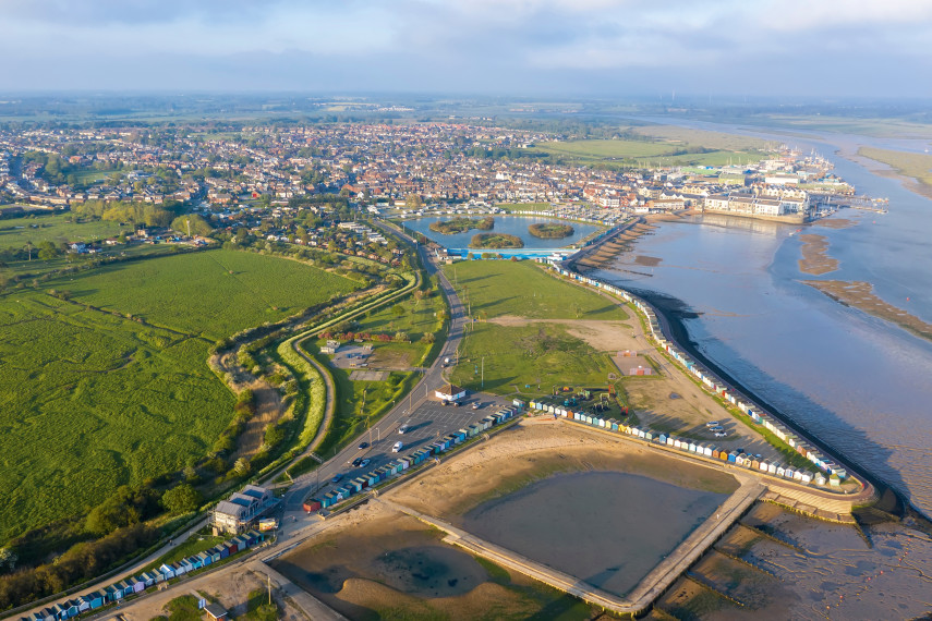 1. A beautiful park on Brightlingsea Bay