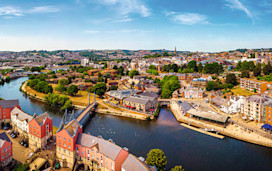 Exeter from above
